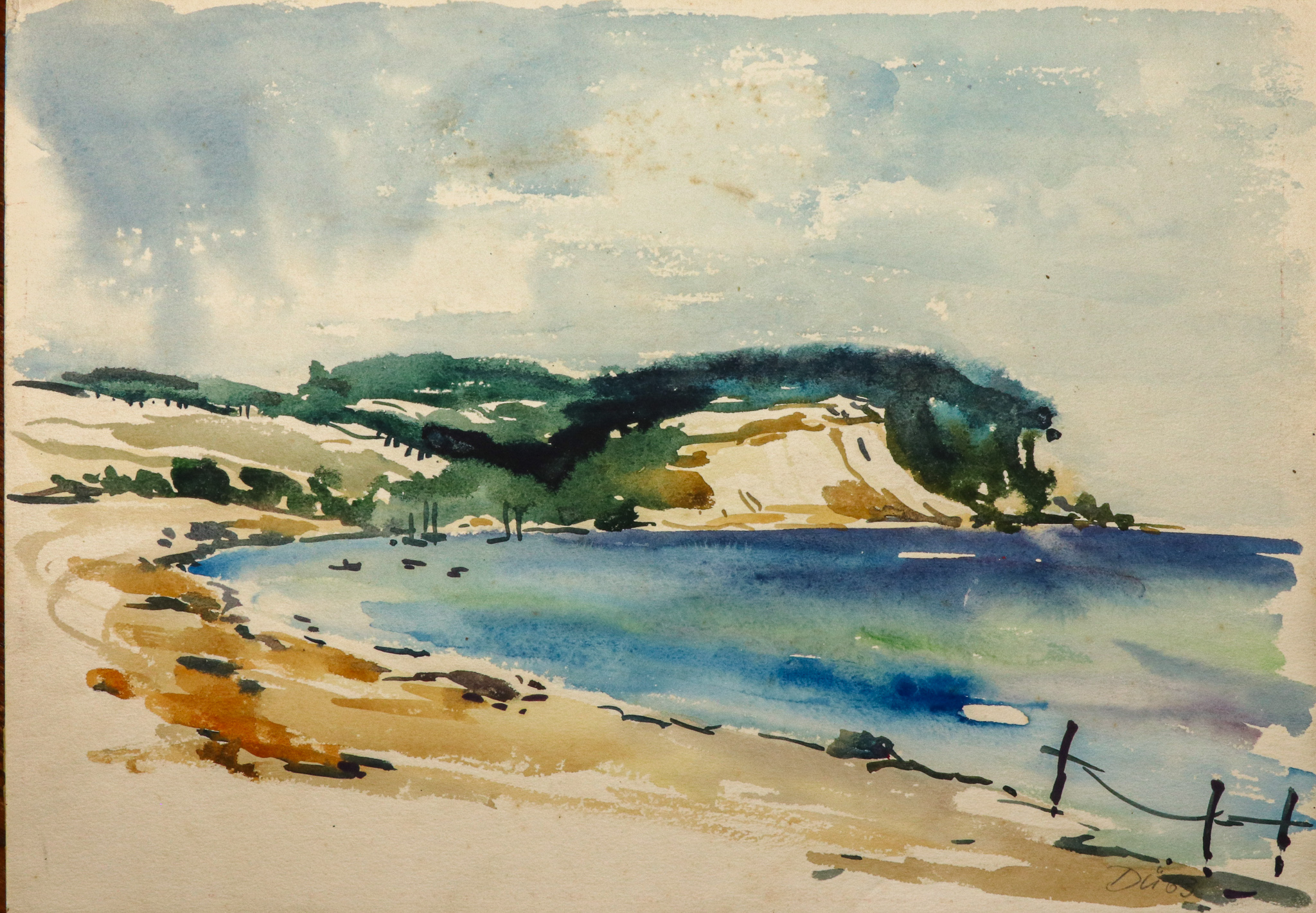 Ostseestrand Steilküste West